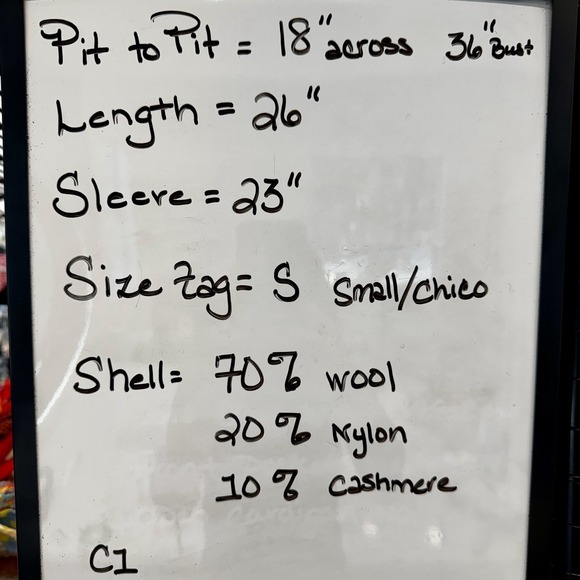 St. Johns Bay Coat Jacket Color Gray/Black 70% Wool 10% Cashemere Size S Small - Picture 16 of 16